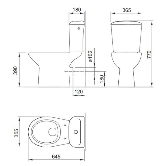 Моноблок Fayans Canto H8605600002721