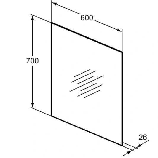 Огледала с вградено осветление IDEAL STANDARD MID AMBIENT T3278BH
