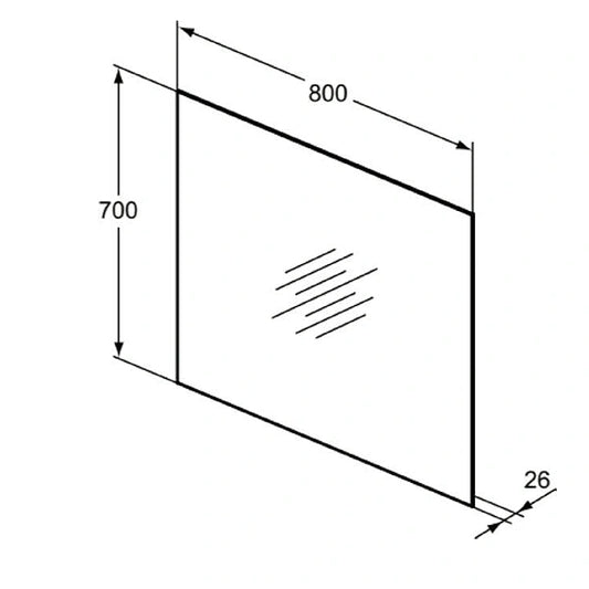 Огледала с вградено осветление IDEAL STANDARD MID AMBIENT T3336BH
