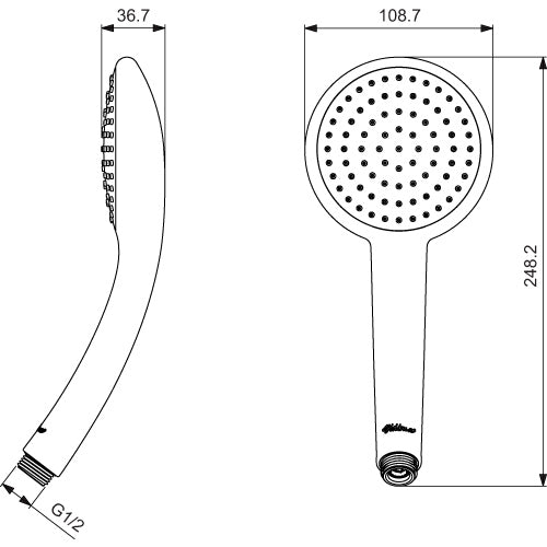 Ръчен душ VIDIMAFRESH M1 B0826AA