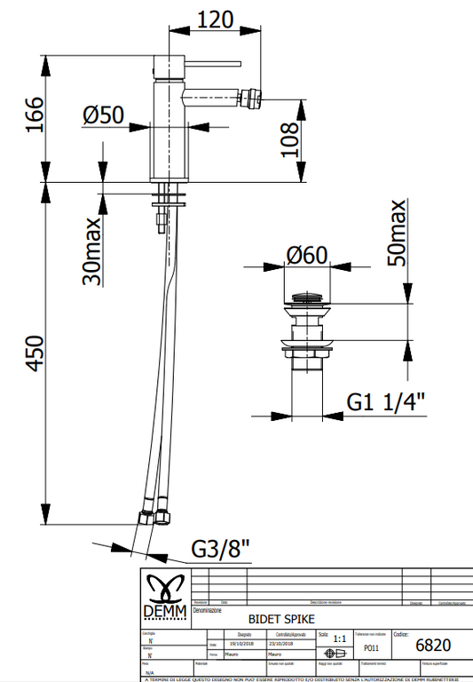 Смесител за биде