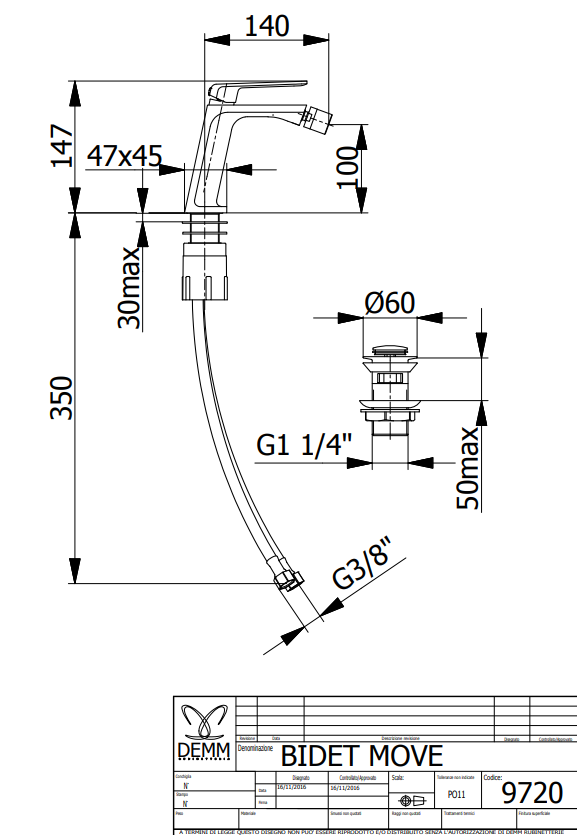 Смесител за биде