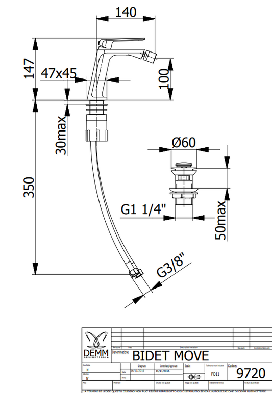 Смесител за биде