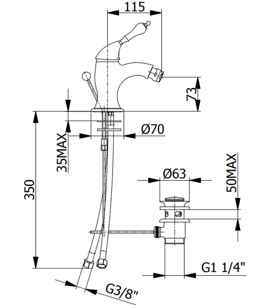 Смесител за биде