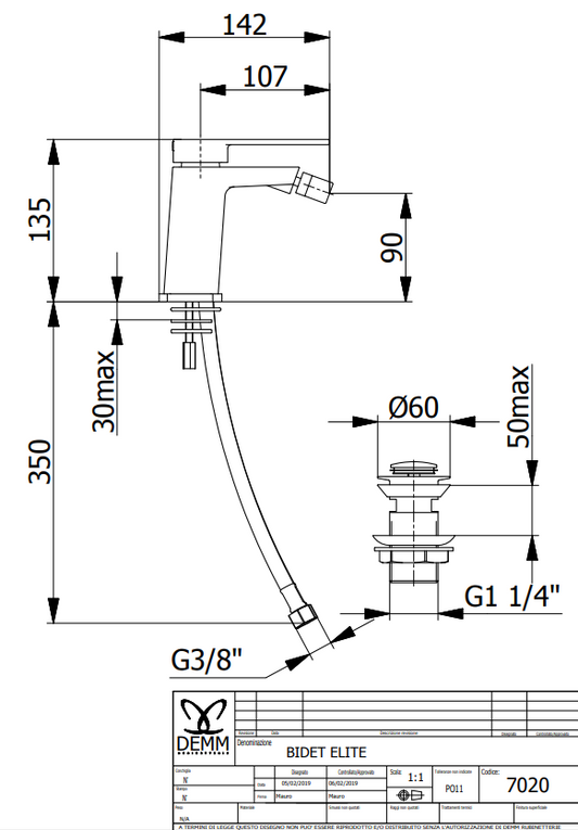 Смесител за биде