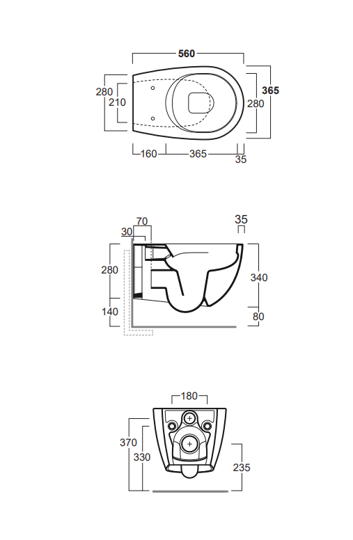 Тоалетна за вграждане