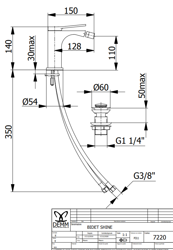 Смесител за биде
