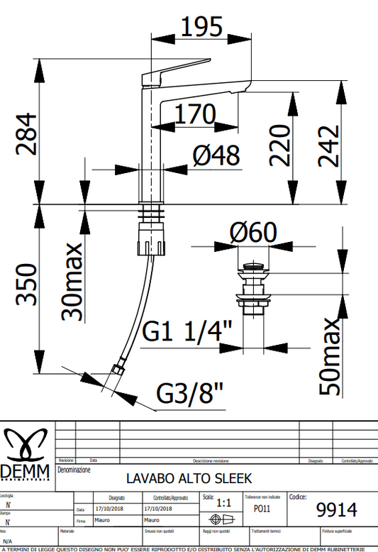 Смесител за умивалник