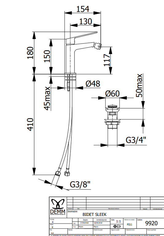 Смесител за биде